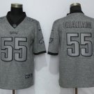 Men's Eagles 55# Brandon Graham Gray Stitched Jersey