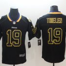 Men's Minnesota Vikings 19# Adam Thielen Limited Black Shadow Stitched Jersey