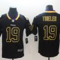Men's Minnesota Vikings 19# Adam Thielen Limited Black Shadow Stitched Jersey