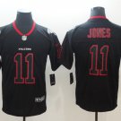 Men's Atlanta Falcons 11# Julio Jones Limited Black Stitched Jersey
