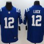 Indianapolis Colts 12# Andrew Luck Limited Royal Blue Stitched Jersey