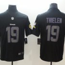Men's Minnesota Vikings 19# Adam Thielen Limited Black Impact Stitched Jersey