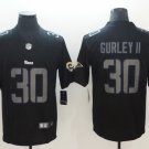 Men's Los Angeles Rams 30# Todd Gurley Limited Black Impact Stitched Jersey