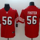Men's San Francisco 49ers 56# Reuben Foster Limited Red Stitched Jersey