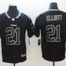 Men's Dallas Cowboys 21# Ezekiel Elliott Limited Black Stitched Jersey