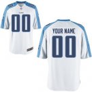 Men's Tennessee Titans Custom Name And Number Game Limied White Stitched Jersey