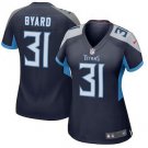 Women's Tennessee Titans 31# Kevin Byard Navy Stitched Jersey
