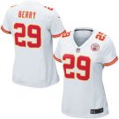 Women's Kansas City Chiefs 29# Eric Berry Game White Stitched Jersey