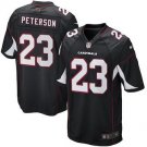 Men's Arizona Cardinals 23# Adrian Peterson Game Black Stitched Jersey
