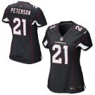 Women's Arizona Cardinals 21# Patrick Peterson Game Black Stitched Jersey