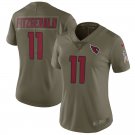 Women's Arizona Cardinals 11# Larry Fitzgerald salute to service Stitched Jersey