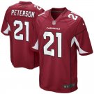 Men's Arizona Cardinals 21# Patrick Peterson Game Red Stitched Jersey