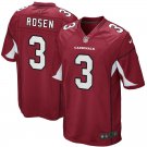 Men's Arizona Cardinals 3# Josh Rosen Game Red Stitched Jersey