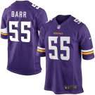 Men's Minnesota Vikings 55# Anthony Barr Game Purple Stitched Jersey