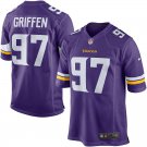 Men's Minnesota Vikings 97# Everson Griffen Game Purple Stitched Jersey