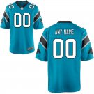 Men's Carolina Panthers Custom Name And Number Game Limied Blue Stitched Jersey