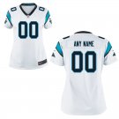 Women's Carolina Panthers Custom Name And Number Game Limied White Stitched Jersey