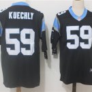 Men's Carolina Panthers 59# Luke Kuechly Black Stitched Jersey