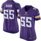 Women's Minnesota Vikings 55# Anthony Barr Purple Stitched Jersey