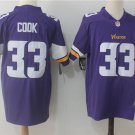 Men's Minnesota Vikings 33# Dalvin Cook Limited Purple Stitched Jersey