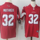 Men's Arizona Cardinals 32# Tyrann Mathieu Limited Red Stitched Jersey