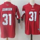 Men's Arizona Cardinals 31# David Johnson Red Stitched Jersey