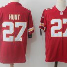 Men's Kansas City Chiefs 27# Kareem Hunt Red Stitched Jersey