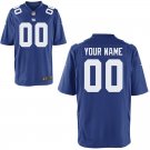 Men's York Giants Custom Name And Number Game Limied Blue Stitched Jersey