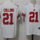 Men's York Giants 21# Landon Collins Limited White Stitched Jersey