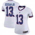 Women's York Giants 13# Odell Beckham Jr Game White Stitched Jersey