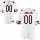 Men's Chicago Bears Custom Name And Number Game Limied White Stitched Jersey