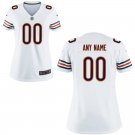 Women's Chicago Bears Custom Name And Number Game Limied White Stitched Jersey