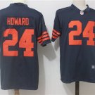 Men's Chicago Bears 24# Jordan Howard Limited Navy Blue Stitched Jersey