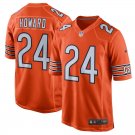 Men's Chicago Bears 24# Jordan Howard Orange Stitched Jersey