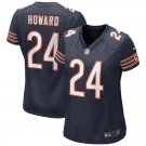 Women's Chicago Bears 24# Jordan Howard Navy Stitched Jersey