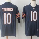 Men's Chicago Bears 10# Mitchell Trubisky Limited Navy Blue Stitched Jersey