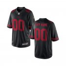 Men's San Francisco 49ers Custom Name And Number Game Limied Black Stitched Jersey
