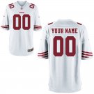 Men's San Francisco 49ers Custom Name And Number Game Limied White Stitched Jersey