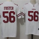 Men's San Francisco 49ers 56# Reuben Foster White Stitched Jersey