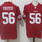 Men's San Francisco 49ers 56# Reuben Foster Red Stitched Jersey