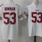 Men's San Francisco 49ers 53# NaVorro Bowman White Stitched Jersey