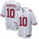 Men's San Francisco 49ers 10# Jimmy Garoppolo White Stitched Jersey