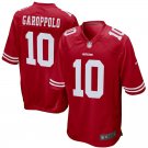 Men's San Francisco 49ers 10# Jimmy Garoppolo Red Stitched Jersey