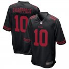 Men's San Francisco 49ers 10# Jimmy Garoppolo Black Limited Stitched Jersey