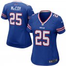 Women's Buffalo Bills 25# LeSean McCoy Blue Stitched Jersey