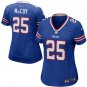 Women's Buffalo Bills 25# LeSean McCoy Blue Stitched Jersey