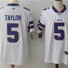 Men's Buffalo Bills 5# Tyrod Taylor White Stitched Jersey