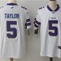 Men's Buffalo Bills 5# Tyrod Taylor White Stitched Jersey