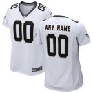 Womens Orleans Saints Custom Name And Number Game Limied White Stitched Jersey