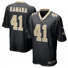 Men's Orleans Saints 41# Alvin Kamara Black Stitched Jersey